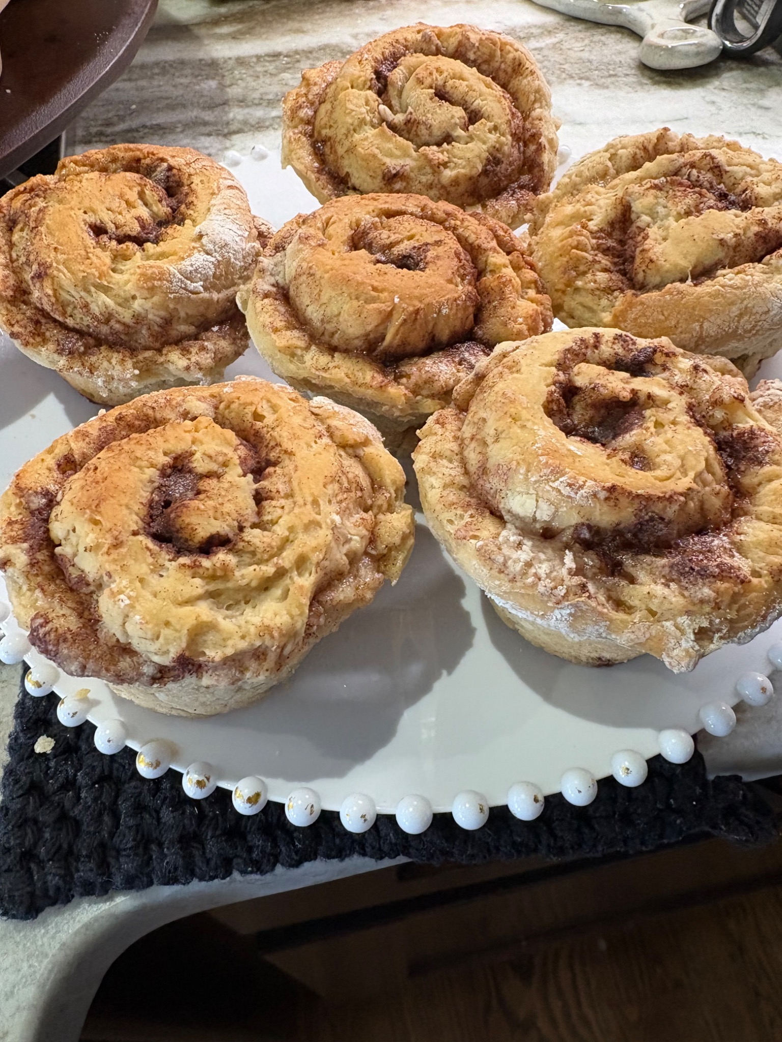 Nani's individual cinnamon rolls fresh baked