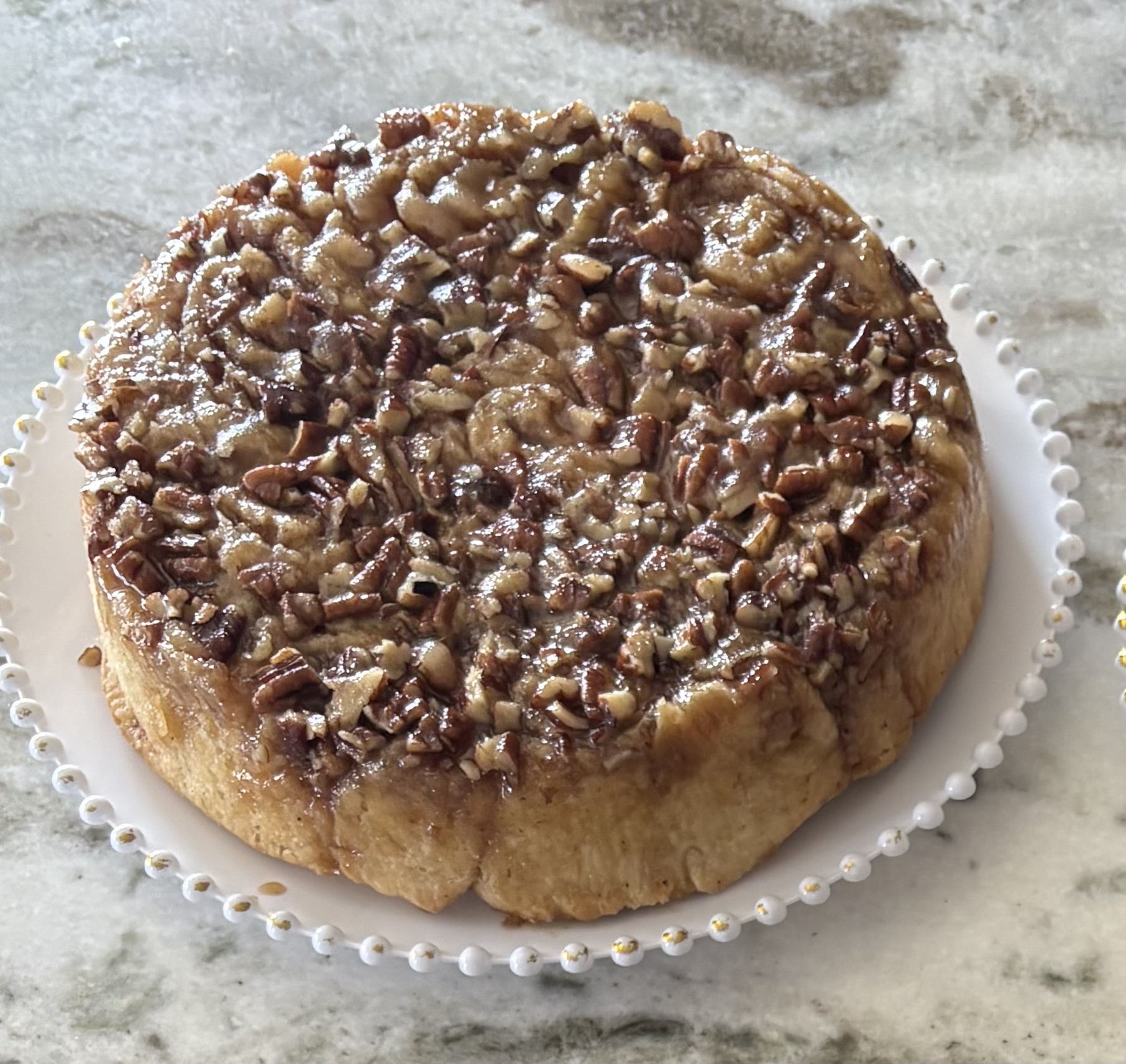 Nani's pecan caramel rolls fresh from the oven